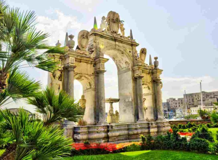 fontana del gigante a piazza municipio