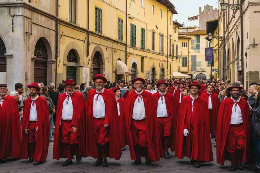 Il raduno a Lucca: gli amanti del tabarro celebrano Puccini con stile