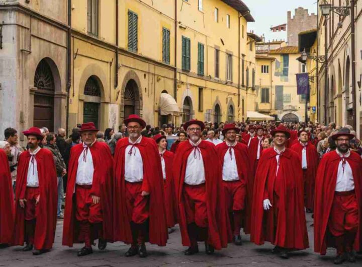 Il raduno a Lucca: gli amanti del tabarro celebrano Puccini con stile