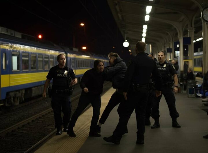 Uomo senza biglietto tenta di mordere il dito a una poliziotta sul treno