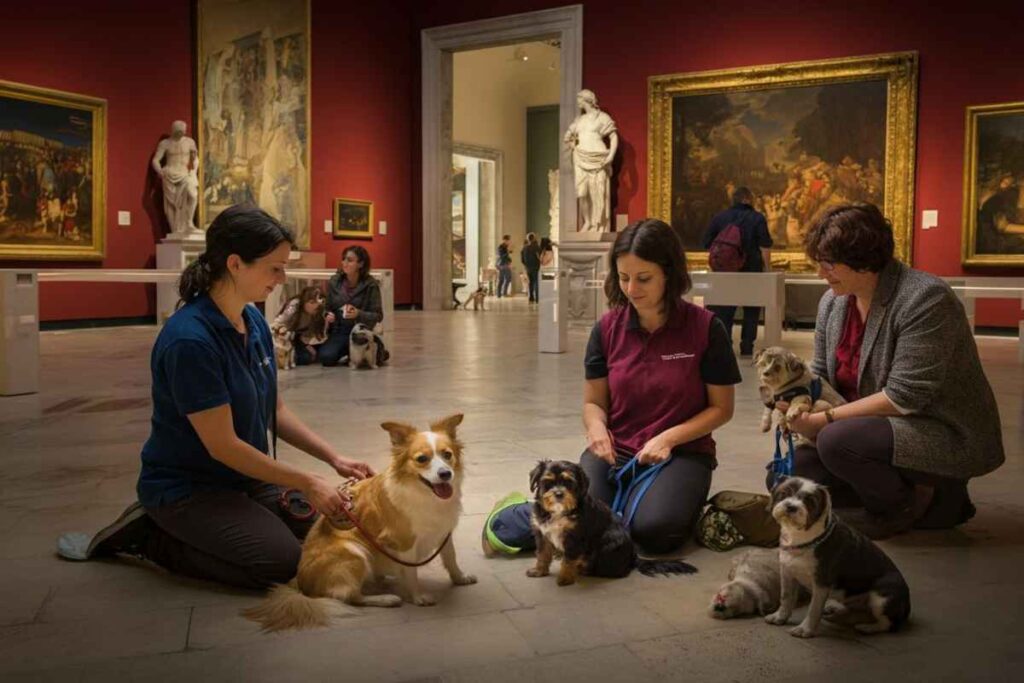 Venezia dà il via a un innovativo road show per i dog sitter nei musei